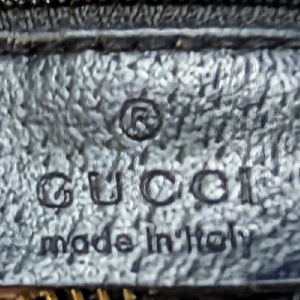 Gucci Black Denim And Leather Shoulder Bag with Monogram Canvas - Picture 12 of 16